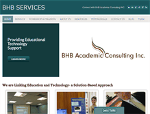 Tablet Screenshot of bhbservices.com